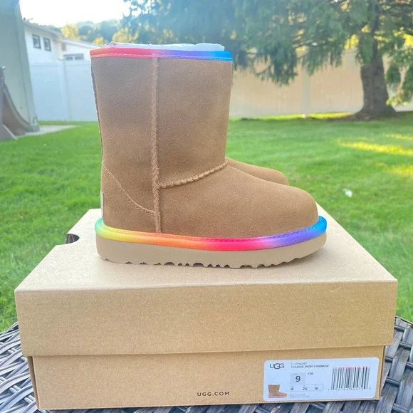 Toddler rainbow store uggs